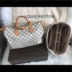 Louis Vuitton Speedy 30 Damier Azur